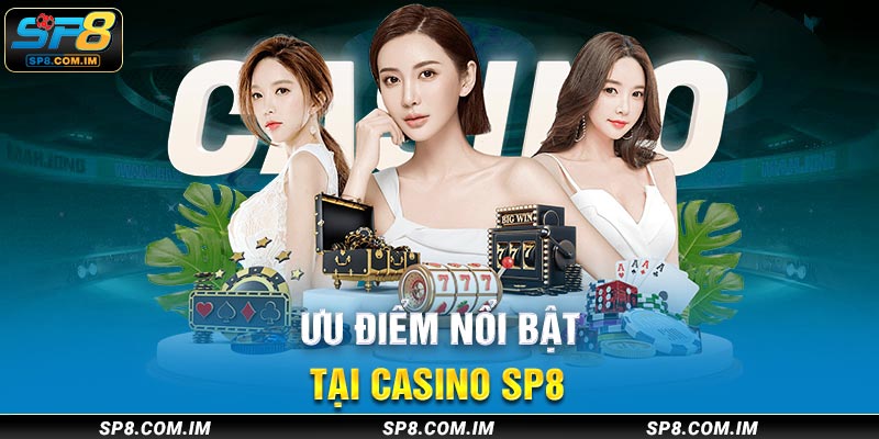 Casino SP8 có hàng trăm máy slot đa dạng 